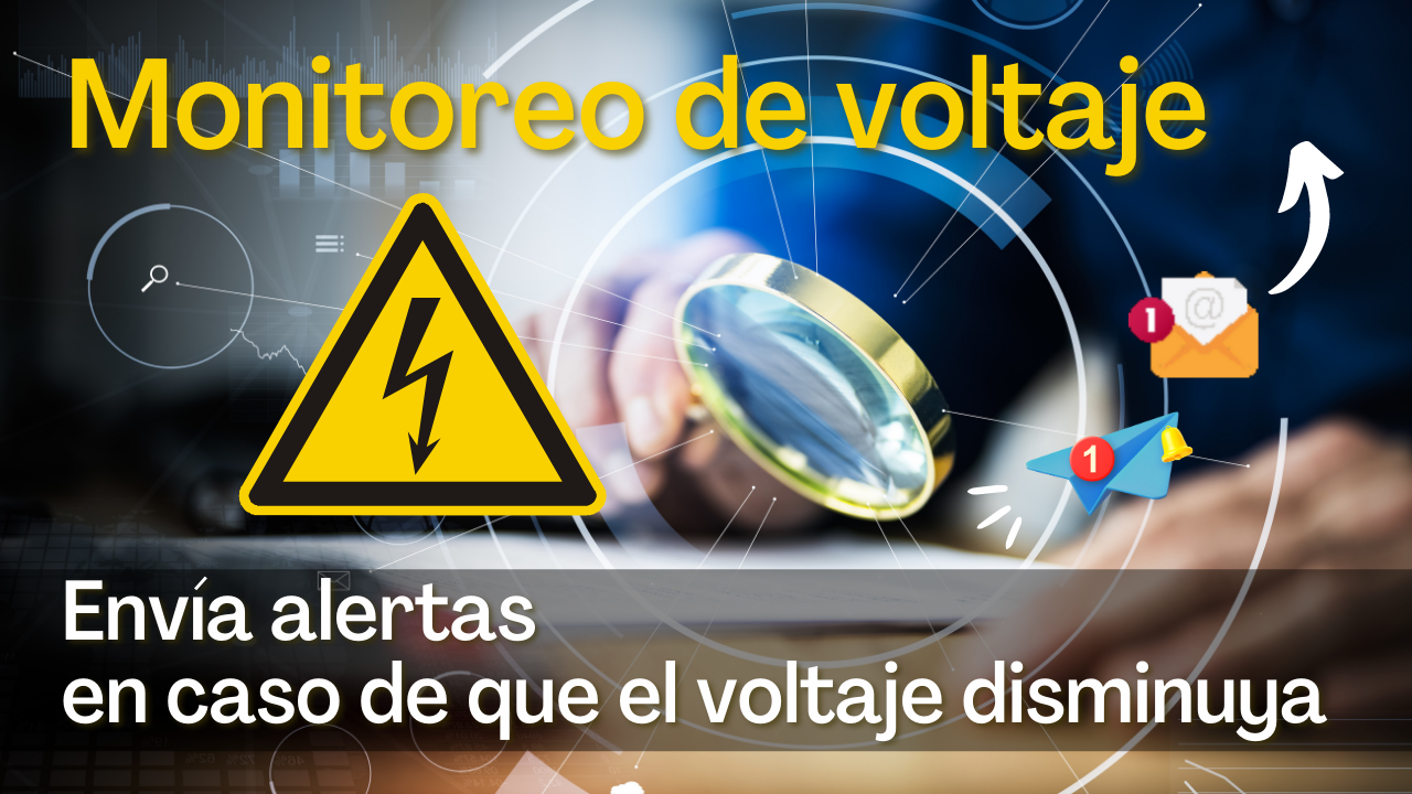 portada de Monitoreo de voltaje que entra a un RB Mikrotik y envía alertas en caso de que el voltaje disminuya